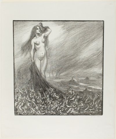 Hołd dla Zoli autorstwa Théophile Alexandre Pierre Steinlen