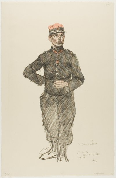 Legionista autorstwa Théophile Alexandre Pierre Steinlen