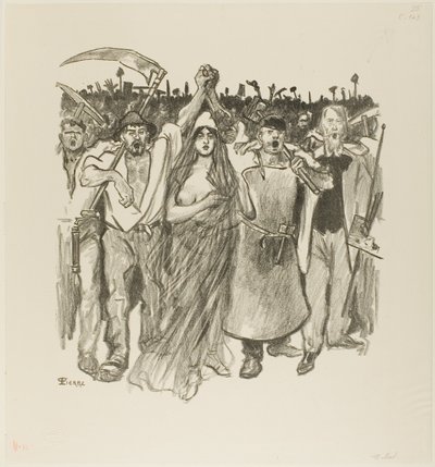 18 marca autorstwa Théophile Alexandre Pierre Steinlen
