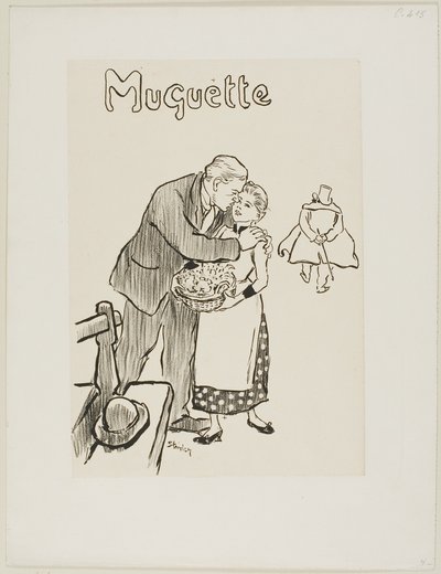 Muguette autorstwa Théophile Alexandre Pierre Steinlen