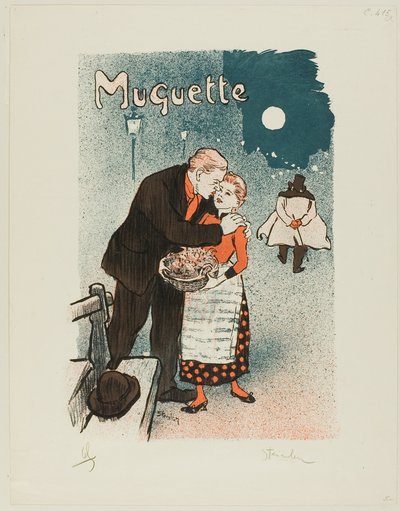 Muguette autorstwa Théophile Alexandre Pierre Steinlen