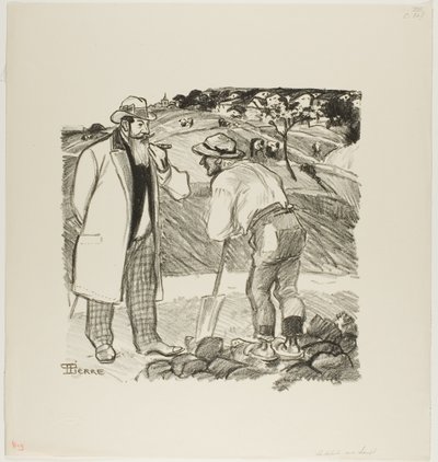 Inspektor terenowy autorstwa Théophile Alexandre Pierre Steinlen