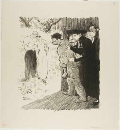Ostatnia zasadzka autorstwa Théophile Alexandre Pierre Steinlen