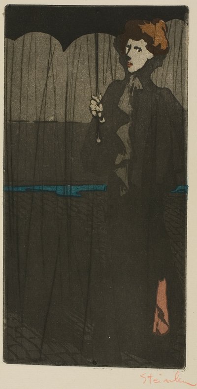 Prysznic autorstwa Théophile Alexandre Pierre Steinlen