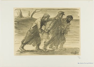 Trzech towarzyszy autorstwa Théophile Alexandre Pierre Steinlen