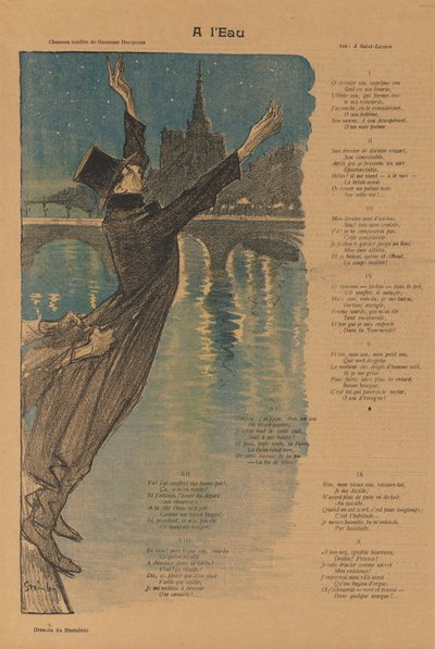 Gil Blas Illustré: Na brzegu wody (A l