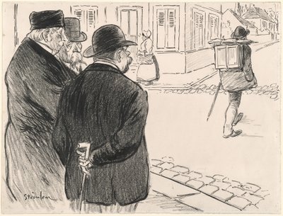 Zachowuje się jak malarz autorstwa Théophile Alexandre Steinlen