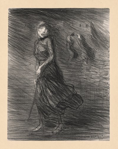 Na ulicy (Dans la Rue) autorstwa Théophile Alexandre Steinlen