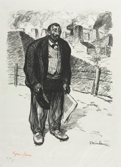 Uczciwy pracownik autorstwa Théophile Alexandre Steinlen