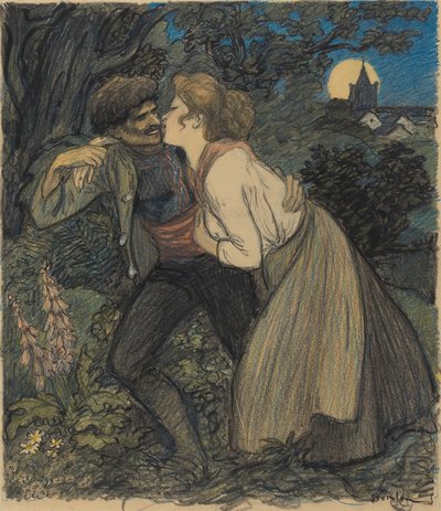 Wilczy pies autorstwa Théophile Alexandre Steinlen