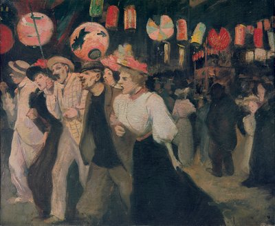 14 lipca 1895 w Montmartre Montmartre, 14 lipca 1895, 1895. autorstwa Théophile Alexandre Steinlen