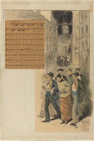 Wesołe maluchy autorstwa Théophile Alexandre Steinlen