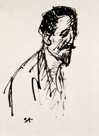 Portret Jehana Rictusa, XX wiek autorstwa Théophile Alexandre Steinlen