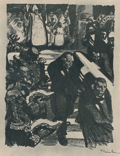 Rochefort umiera, 1898, 1919 autorstwa Théophile Alexandre Steinlen