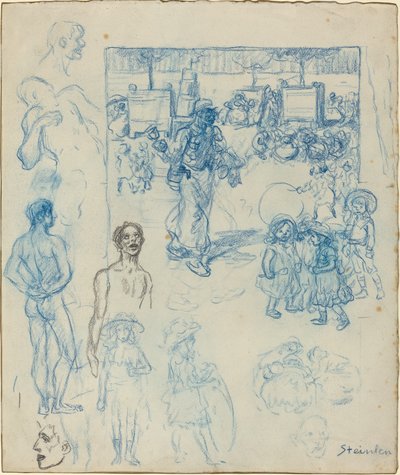 Sprzedawca kokosów autorstwa Théophile Alexandre Steinlen