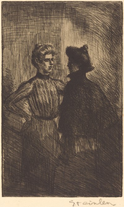 Spotkanie spotyka się, 1902. autorstwa Théophile Alexandre Steinlen
