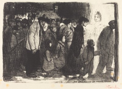 Do prawdziwych ubogich: niegodziwi bogaci autorstwa Théophile Alexandre Steinlen