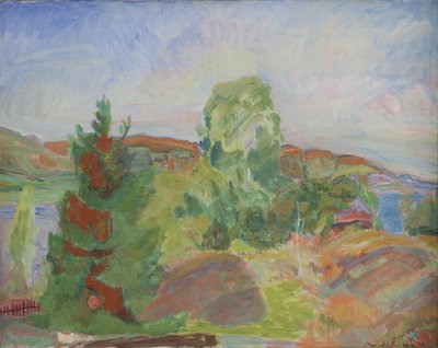 Połowa lata. Krajobraz autorstwa Thorvald Erichsen
