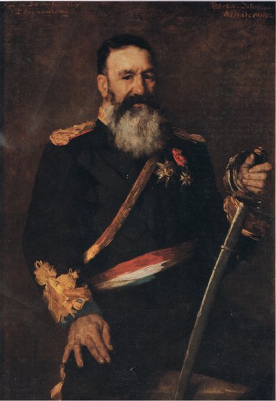 Generał Piet Joubert, Bibbys Annual, 1916-17 autorstwa Thérèse Schwartze