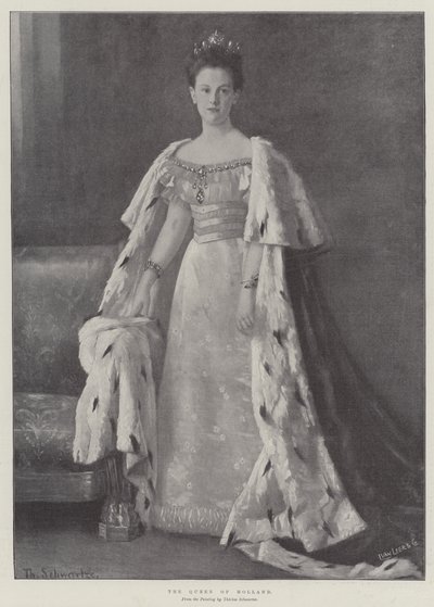 Królowa Holandii autorstwa Thérèse Schwartze