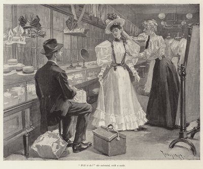 Ilustracja do dnia ich ślubu, W D Howells autorstwa Thure de Thulstrup