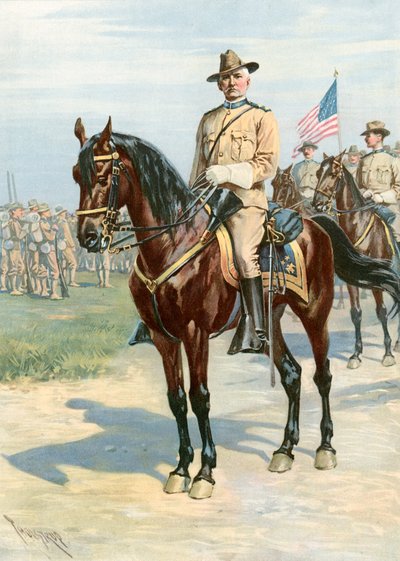 Generał dywizji Wesley Merritt, USA autorstwa Thure de Thulstrup