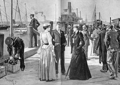 Członkowie New York Yacht Club autorstwa Thure de Thulstrup
