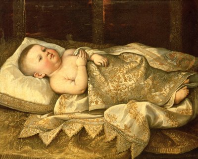 Portret księcia Leopolda de Medici jako niemowlęcia autorstwa Tiberio di Tito