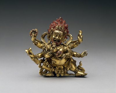 Mahakala Heruka autorstwa Tibetan School