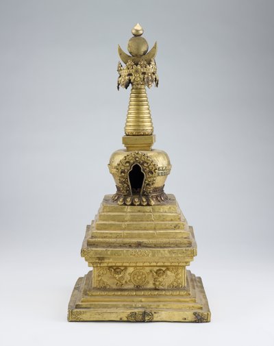 Stupa, koniec XVII-początek XVIII wieku autorstwa Tibetan School