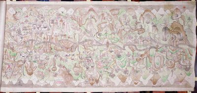 Koniec słońca carskiego rongkoru (malowana tkanina) autorstwa Tibetan School