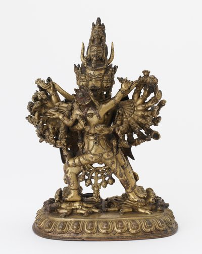 Yamantaka, XVI wiek autorstwa Tibetan School