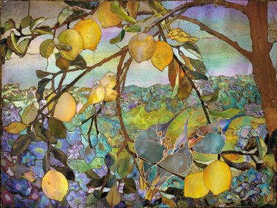 Panel mozaikowy Favrile, ok. 1910 autorstwa Tiffany Studios