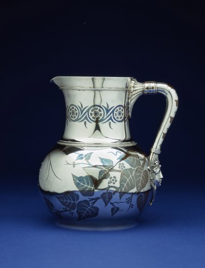 Mieszany metalowy dzban Tiffany & Co, Nowy Jork, ok. 1877 r. autorstwa Tiffany and Company