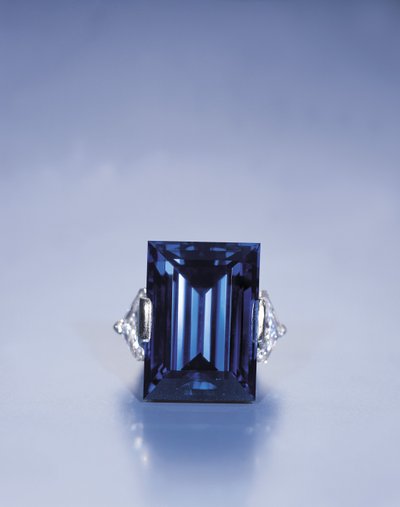 Rockefeller Sapphire (diamenty, szafir i platyna) autorstwa Tiffany and Company