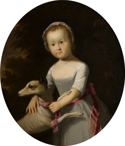 Portret panny Charlotte Bridgeman jako dziecka (1800-1877), ok. 1805-15 (olej na płótnie) autorstwa Tilly Kettle