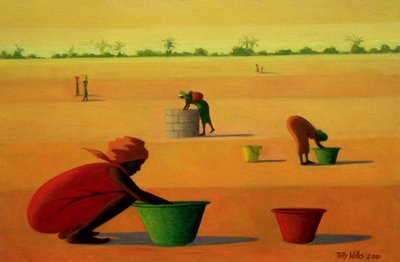 Praca kobiety, 2001 autorstwa Tilly Willis