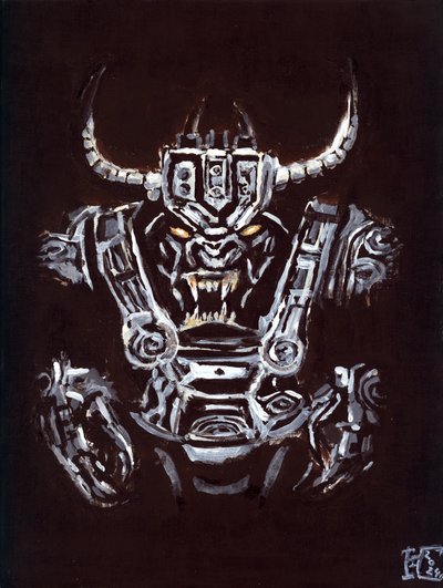 Groźny robot-potwór autorstwa Tim Hoinkis
