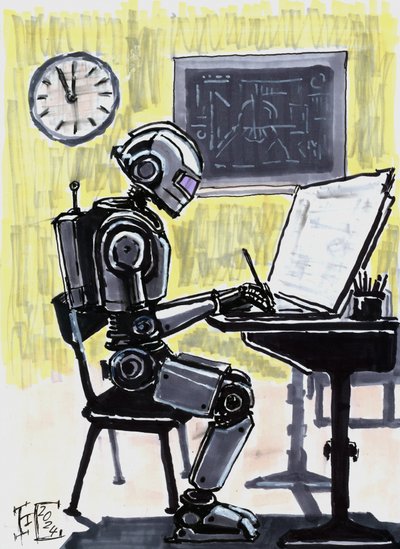 Nauka z wykorzystaniem robotów autorstwa Tim Hoinkis