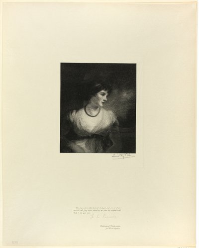 Hrabina Oksfordu, od Old English Masters autorstwa Timothy Cole