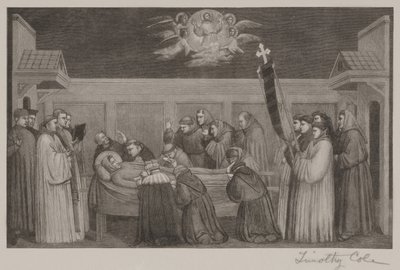 Śmierć św. Franciszka autorstwa Timothy Cole