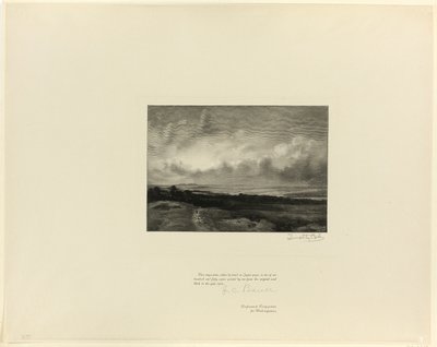 Hampstead Heath, od Old English Masters autorstwa Timothy Cole