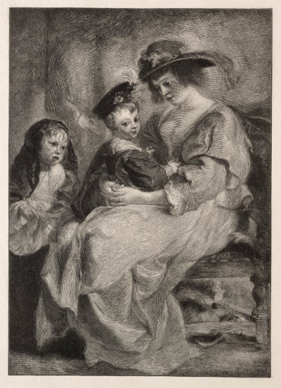 Helen Fourment i jej dzieci, 1894. autorstwa Timothy Cole