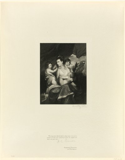 Lady Cockburn i rodzina, od Old English Masters autorstwa Timothy Cole