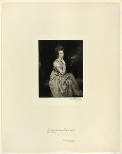 Lady Derby, od Old English Masters autorstwa Timothy Cole