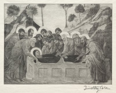 Starzy włoscy mistrzowie: Pogrzeb Dziewicy, 1888-1892. autorstwa Timothy Cole