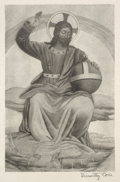 Starzy włoscy mistrzowie: Chrystus na tronie, 1888-1892. autorstwa Timothy Cole