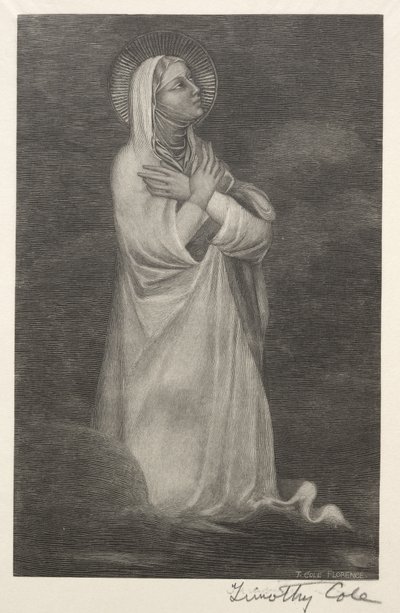 Starzy włoscy mistrzowie: Figura Dziewicy, 1888-1892. autorstwa Timothy Cole