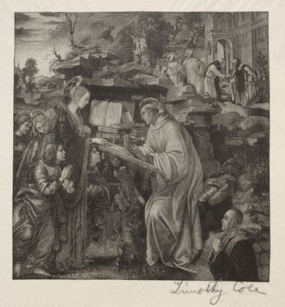 Starzy włoscy mistrzowie: Madonna ukazująca się św. Bernardowi, 1888-1892. autorstwa Timothy Cole