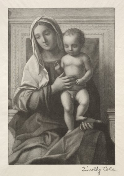 Starzy włoscy mistrzowie: Madonna z Dzieciątkiem, 1888-1892. autorstwa Timothy Cole